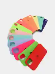 Оранжевый чехол для iPhone 11/ 12/ 13/ 14/ XR/ 8/ 7/ SE/ X/ XS/ Pro/ Max/ Plus, силиконовый