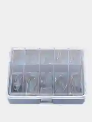 Черный рыболовные крючки, в коробке