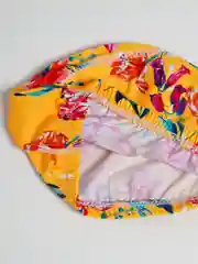 Желтый шапочка для плавания, тканевая
