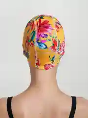 Желтый шапочка для плавания, тканевая