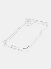 Чехол для Realme GT 5G (Реамле ГТ 5Г), прозрачный противоударный, черный
