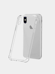 Силиконовый чехол для iPhone 12, 13 mini, 11 Pro, XS Max, iPhone 12 / Pro Max прозрачный