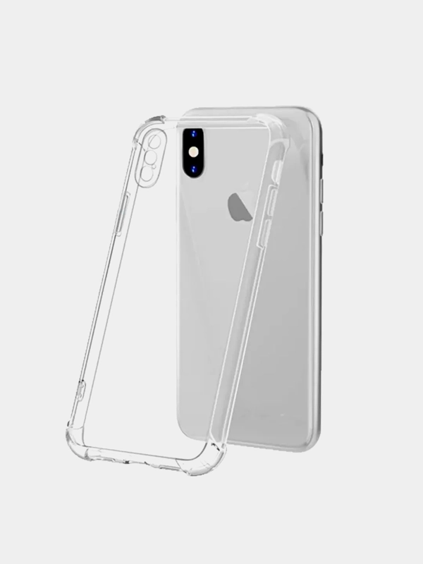 Силиконовый чехол для iPhone 12, 13 mini, 11 Pro, XS Max, iPhone 12 / Pro Max прозрачный