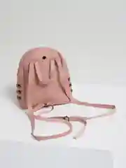 Розовый мини рюкзак женский