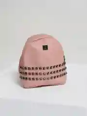Розовый мини рюкзак женский