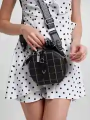 Черный женская сумка кросс-боди