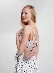 Розовый женский мини-рюкзак