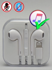 Наушники проводные  Lightning для iPhone 7-14 iPhone  Без микрофона Без Bluetooth