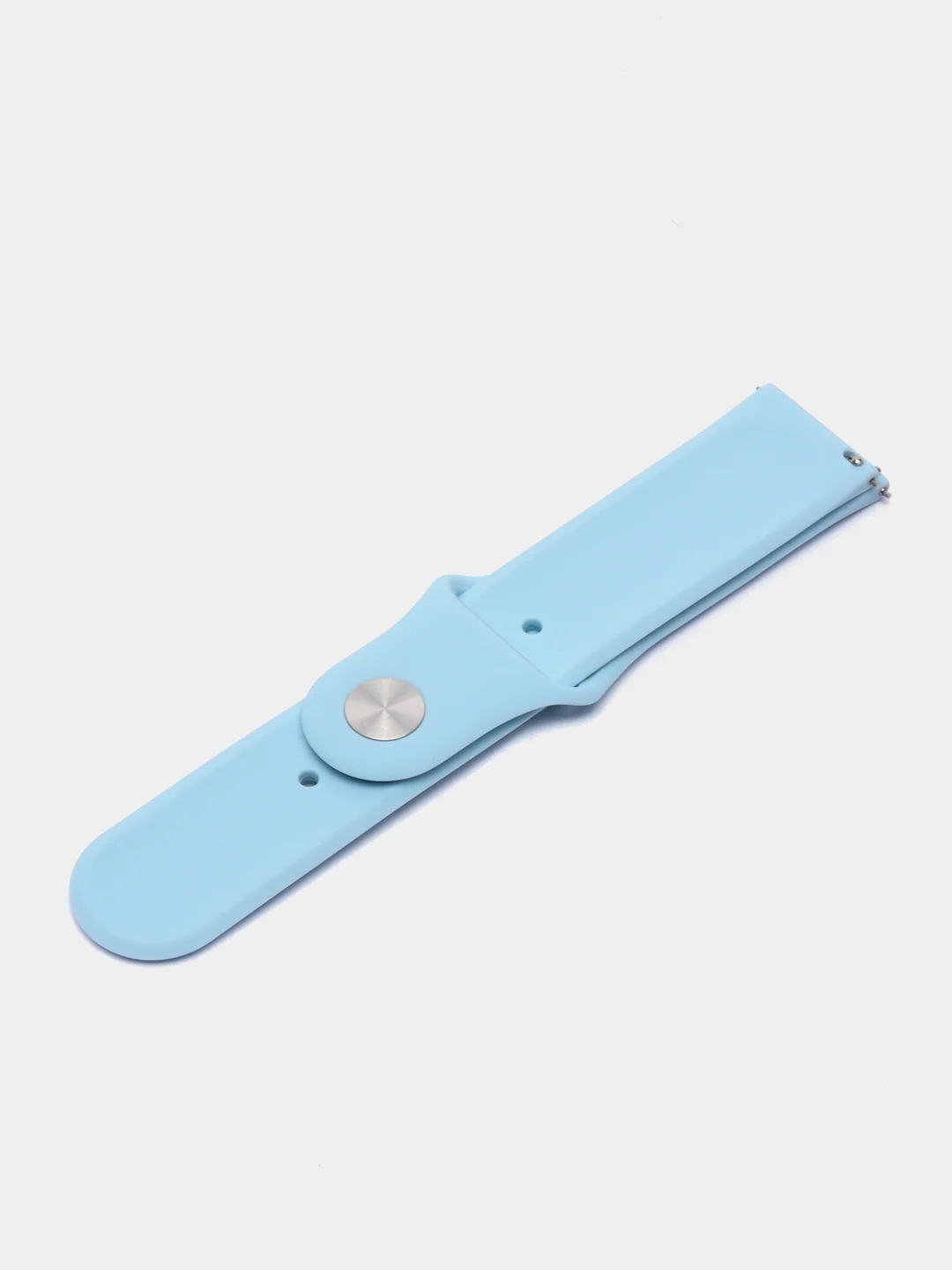 Ледяной ремешок силиконовый с кнопкой для Xiaomi, Amazfit Bip, Samsung, Huawei, 22 мм