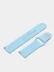 Ледяной ремешок силиконовый с кнопкой для Xiaomi, Amazfit Bip, Samsung, Huawei, 22 мм