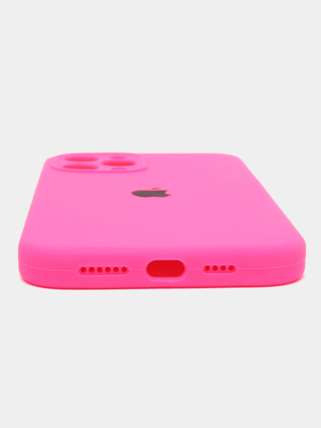 Конфетный чехол Silicone Case для Apple iPhone 12 с защитой камеры (закрытый низ)