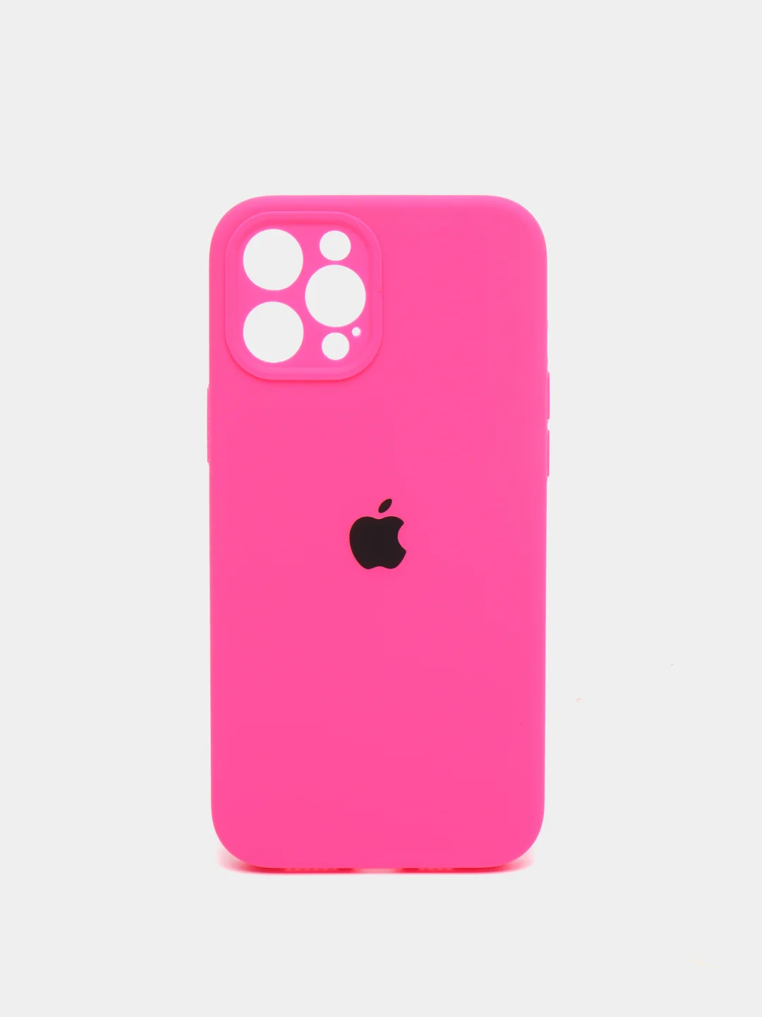 Конфетный чехол Silicone Case для Apple iPhone 12 с защитой камеры (закрытый низ)