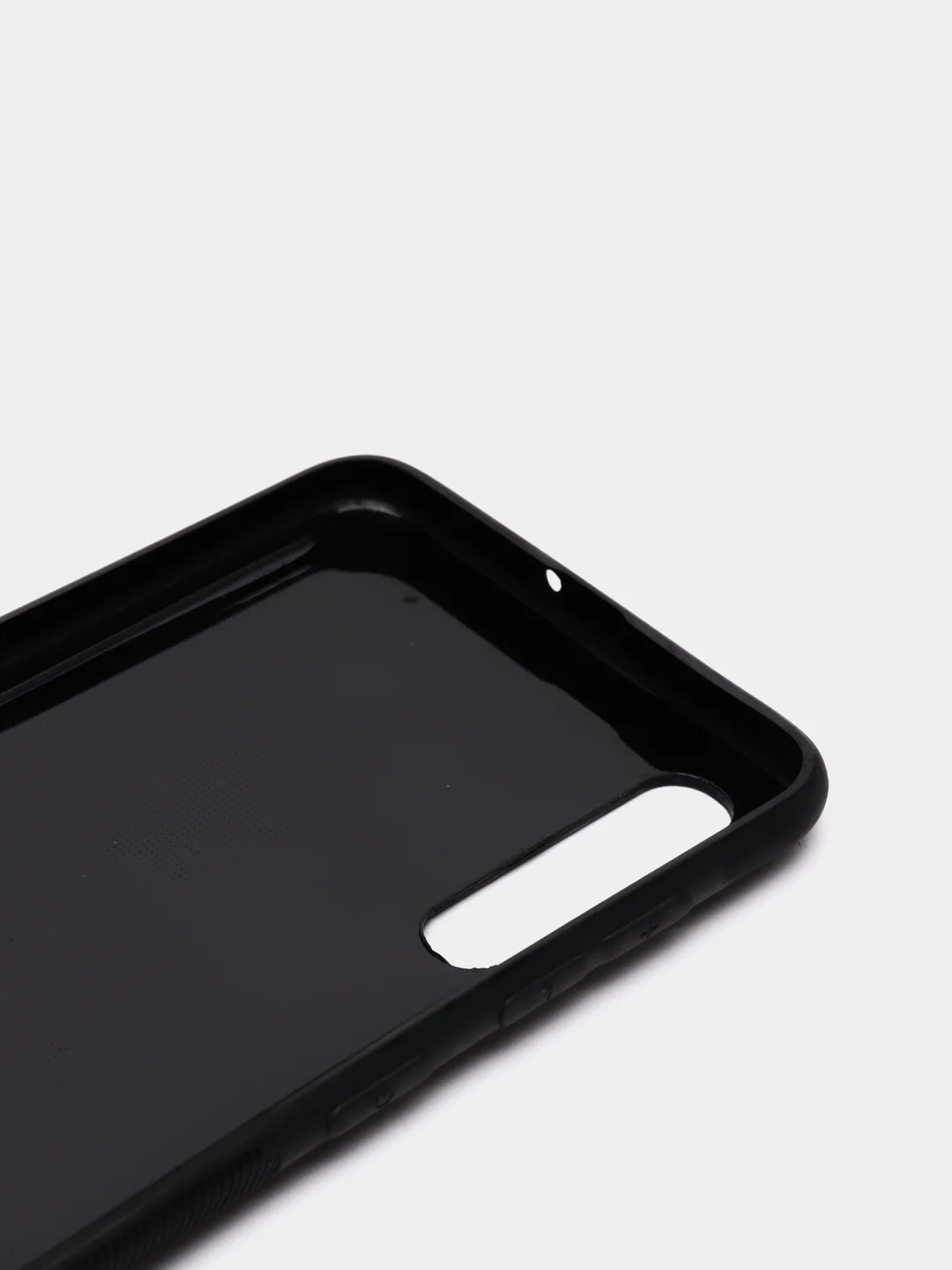 Силиконовый чехол Samsung A50 / A30S, карбон, черный