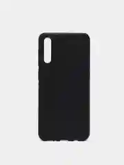 Силиконовый чехол Samsung A50 / A30S, карбон, черный