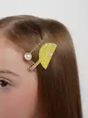 Лимонный заколка и невидимка для девочек