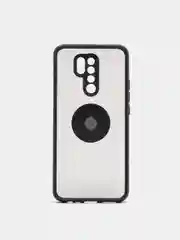 Чехол противоударный Xiaomi Redmi 9 c магнитом и кольцом