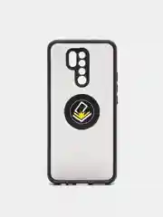 Чехол противоударный Xiaomi Redmi 9 c магнитом и кольцом