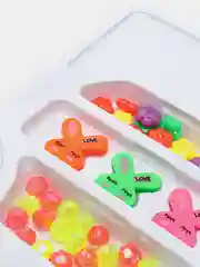 Розовый набор бусин DIY Jewelry, для создания браслетов и бус