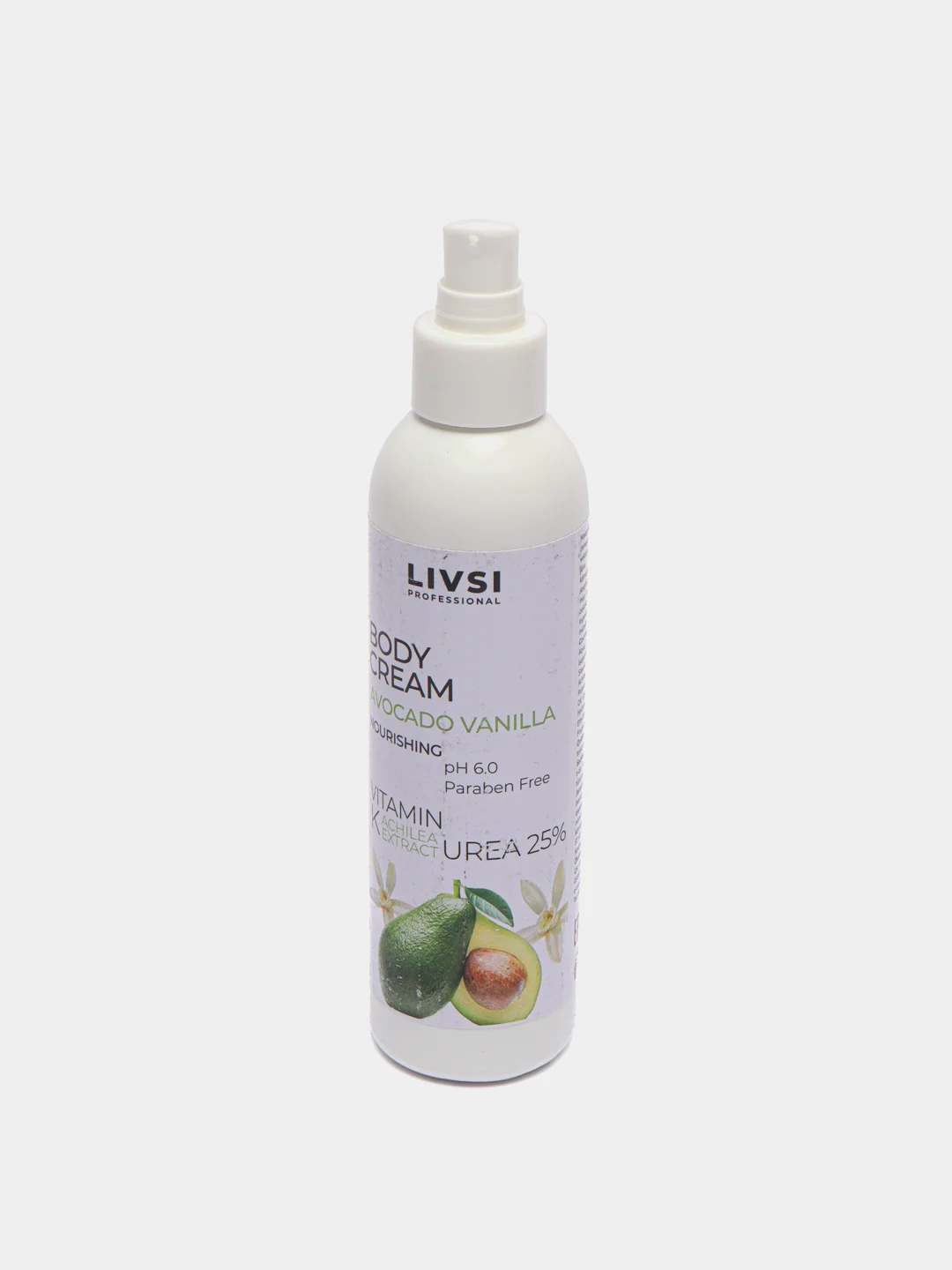 Крем для тела "Avocado Vanilla" 200 мл, LIVSI PROFESSIONAL