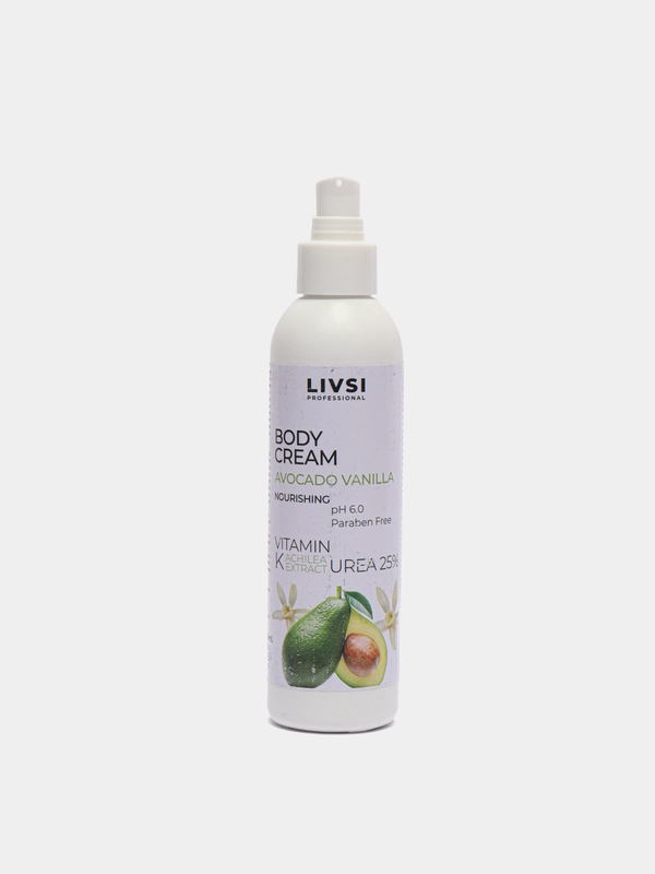 Крем для тела "Avocado Vanilla" 200 мл, LIVSI PROFESSIONAL