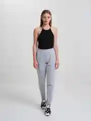 Серый меланж штаны женские, спортивные, на резинке