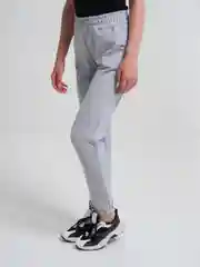 Серый меланж штаны женские, спортивные, на резинке