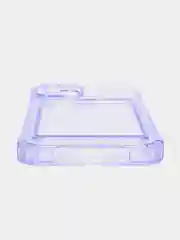 Лавандовый чехол с карманом для карт iPhone 12, 13, Pro, Pro Max, прозрачный силикон