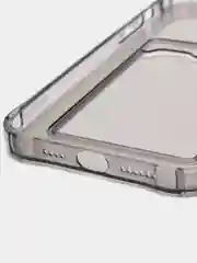 Черный чехол с карманом для карт iPhone 12, 13, Pro, Pro Max, прозрачный силикон