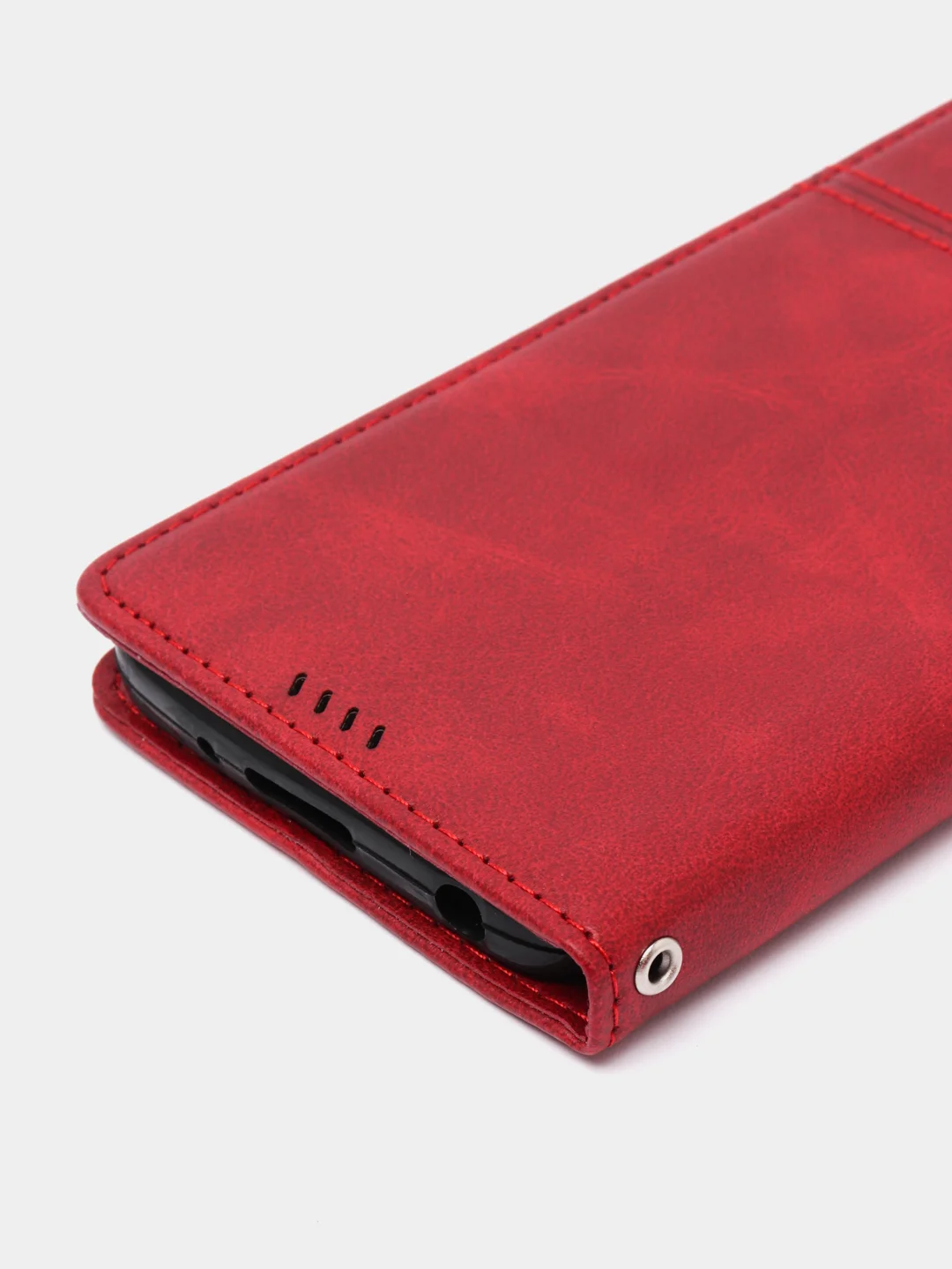 Алый чехол-книжка для Xiaomi Redmi 10