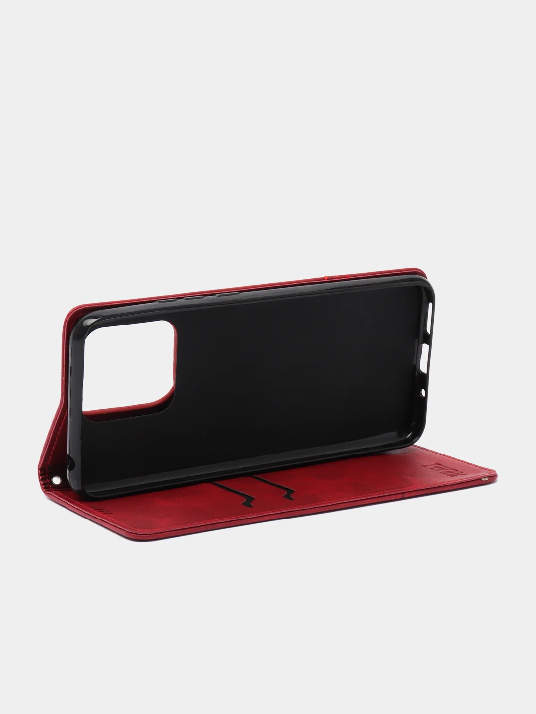 Красный чехол  книжка для Xiaomi Redmi  10 Pro / 10 Pro Max