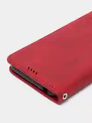Красный чехол  книжка для Xiaomi Redmi  10 Pro / 10 Pro Max