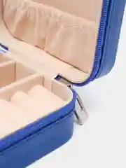 Синий шкатулка для хранения ювелирных украшений