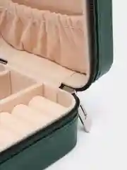 Зеленый шкатулка для хранения ювелирных украшений