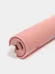 Розовый детская электрическая зубная щетка +7 дополнительных насадок / встроенный аккумулятор