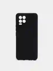 Угольный чехол Realme 8 / Realme 8 Pro Реалми 8 Про черный силиконовый матовый