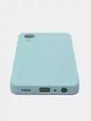 Светло-синий чехол  Samsung  A03 Core, A12, A13, A22, A22s, A23, A32, A33, A52, A72  (самсунг)