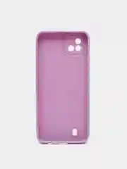 Фиолетовый чехол силиконовый матовый для Realme C11, C21, C21Y, Realme C30, C31, С33, C35