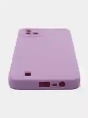 Фиолетовый чехол силиконовый матовый для Realme C11, C21, C21Y, Realme C30, C31, С33, C35