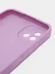 Фиолетовый чехол силиконовый матовый для Realme C11, C21, C21Y, Realme C30, C31, С33, C35