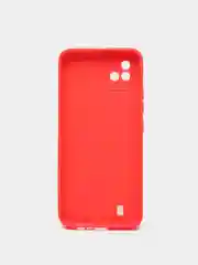 Красный чехол силиконовый матовый для Realme C11, C21, C21Y, Realme C30, C31, С33, C35