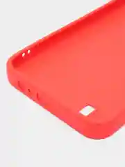 Красный чехол силиконовый матовый для Realme C11, C21, C21Y, Realme C30, C31, С33, C35