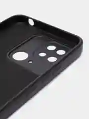 Черный чехол силиконовый с микрофиброй и защитой камеры для Xiaomi Redmi 10C