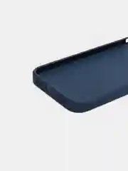 Темно-синий чехол для iPhone 11, силиконовый, со стеклянной панелью