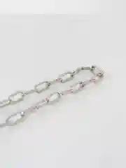 Серебряный цепочка на шею с подвеской