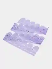 Кружево для шитья, вязаное, для рукоделия, тесьма, цвет: лаванда, 150 см*9 см