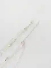 Серебряный многослойная цепочка с подвесками