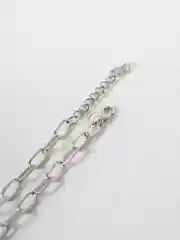 Серебряный цепочка с подвеской-замком