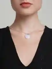Белый цепочка-чокер на шею, с сердцем, 4 цвета