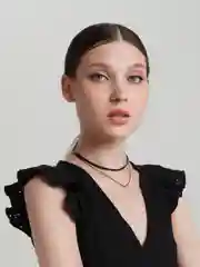 Серый чокер