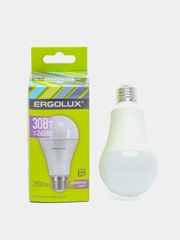Лампа светодиодная Ergolux Е27, 30 Вт, LED-A60-30W-E27